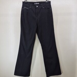 Levis 512 Bootcut Jeans Womens 10 Black Denim Perfectly Slimming Stretch